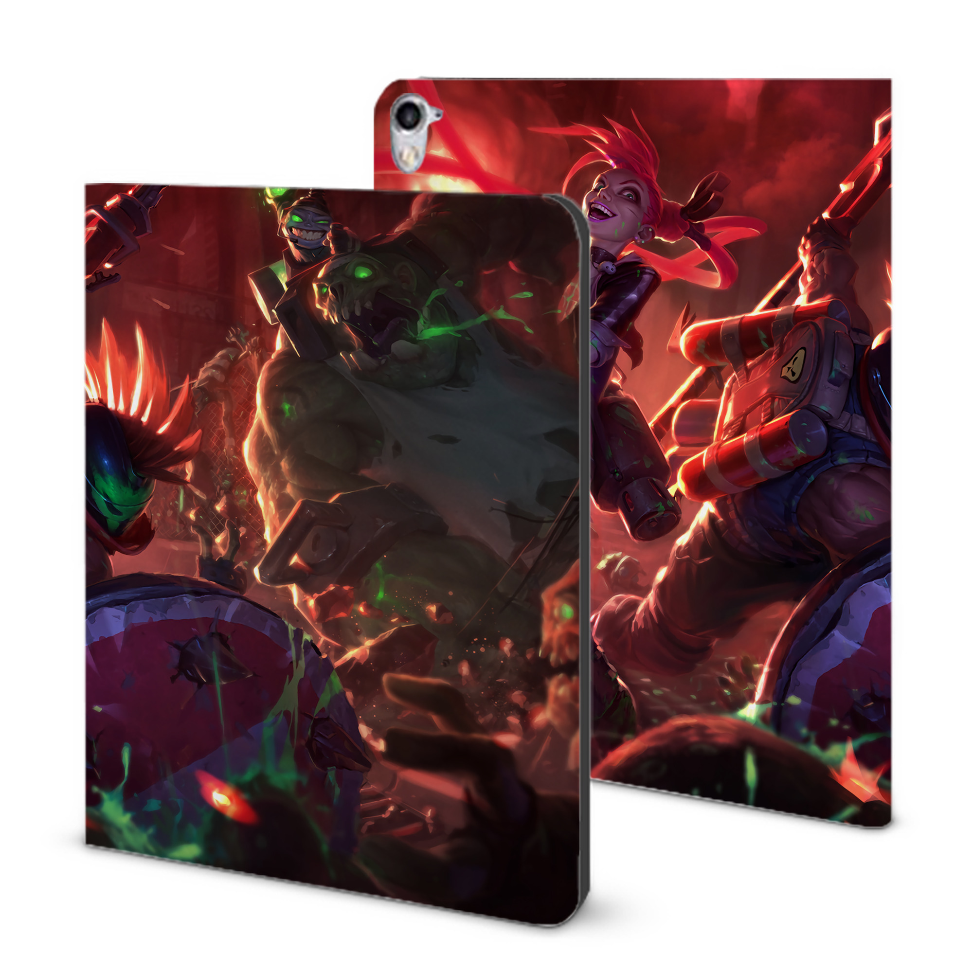（画像用） リーグ・オブ・レジェンド League of Legends LOL IPad ケース ブック型 PUレザー TPU 耐衝撃 軽量 薄型 ペン収納なし 全面保護 IPad 各モデル対応